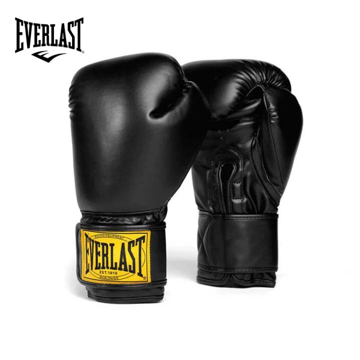 Everlast 1910 Boxing Gloves Black 12 Oz Boxing Gloves