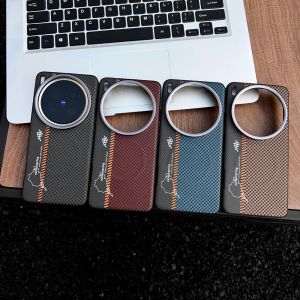 For VIVO X200 Ultra Case Hard carbon fiber  Wireless Charging Protective Back Cover For VIVO X200 Pro Mini X200S Shell