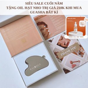 /TẶNG OIL/ Guasha Thép Massage Mặt BALANCE - Thép Không Gỉ Dòng 316 Cao Cấp Massage Chăm Sóc Da - Nâng Cơ Mặt