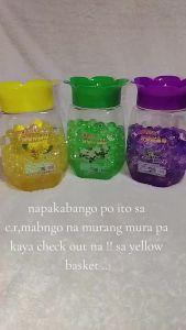 【BUY 1 TAKE 2】Flower Fragrant Air Freshener Beads 300g Scented Fragrance Beads Lasting Large Capacity Aromatpy Bead Bathroom Car Deodorizing Home