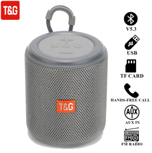 T&G TG-351 TWS Wireless HiFi Stereo Bass support USB TF Card AUX In & FM  Radio Function Portable Bluetooth Speaker