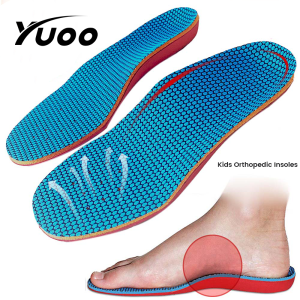YUOO 1Pair Kids Children Orthopedic Insoles Shoes Flat Foot Arch Support insoles Orthotic Pads Correction Health Shoes Pad Foot Care