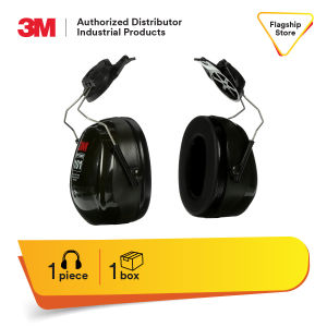 3M™ PELTOR™ Optime™ 101 Earmuffs H7P3E Hard Hat Attached