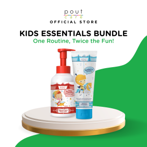 pout Care Blueberry Shampoo (250ml) & Yuzu Face & Body Foam (500ml) – Kids Shampoo & Body Foam Bundle