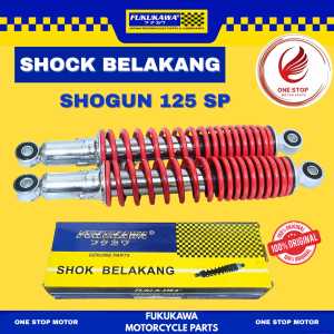 SHOCKBREAKER SHOGUN 125 FUKUKAWA – SHOK BELAKANG SHOGUN 125 FL SP MERAH ORIGINAL ORI ASLI FUKUKAWA (SEPASANG)