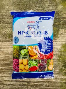 Pupuk pertumbuhan dan pupuk Buah pak tani merah pak tani biru NPK 16-16-16 1kg from Pak Tani