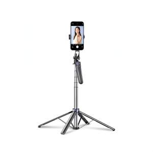 🇸🇬 READY STOCK 1.8M Dual Mount Tripod Stand Anti-Shake Holder for Camera & Phone Live Streaming Vlog Selfie Stick