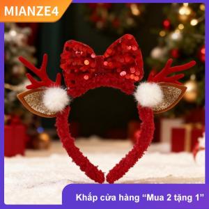 [COD] MIANZE4 Giáng Sinh Trang Trí Giáng Sinh Cây Headband Dễ Thương Phim Hoạt Hình Tuần Lộc Gạc Tóc Ban Nhạc Lễ Hội Đảng Trang Trí Nội Thất Phụ Kiện Tóc Quà Tặng