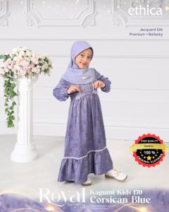 Ethica Sarimbit Elfa Dress Anak Perempuan Muslim Kagumi Kids 170