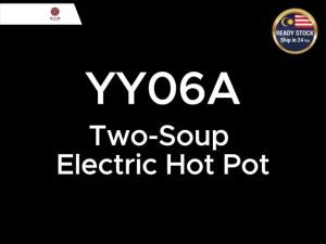 Twin Soup Electric Hot Pot 6L Double Soup Electric Pot Periuk Elektrik Sup Berkembar 鸳鸯电热锅 YY06A