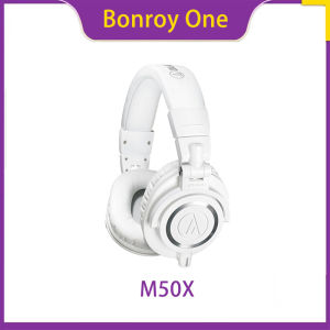 Audio Technica ATH-M50x Professional Studio Monitor Headphones with 45 mm Large-Aperture Drivers for Studio Tracking Mixing DJ Monitoring and Personal Listening