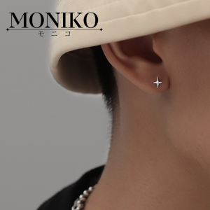 MONIKO Silver Earrings S925 Original Simple design Mini Star Earrings Unisex High Quality Allergenic Material