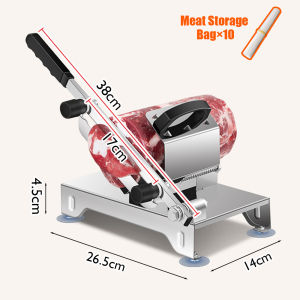 【Local delivery】Multi-Functional Meat Slicer Fronzen meat slicer Meat cutter Beef slicer machine 304 Stainless steel