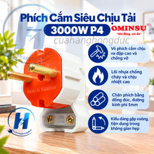 Phích Cắm Siêu Chịu Tải 3000W P41 OMINSU