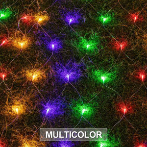 YONGQING 3MX2M ไฟ LED ตาข่าย คริสต์มาส Garlands LED String ไฟสุทธิกันน้ำ Fairy กลางแจ้งคริสต์มาสปาร์ตี้สวน งานแต่งงานปีใหม่ Diwali ตกแต่งม่าน