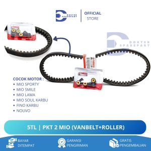 5TL PKT 2 HEMAT MURAH VANBELT + ROLLER MIO SMILE SPORTY / MIO SOUL / FINO NOUVO / PANBEL / KIRIAN