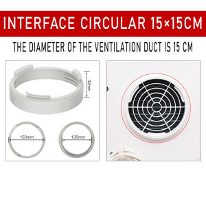 【Local delivery】flexible hose pipe PP+Steel wire hose portable aircond hose aircond portable 15 CM inside diameter Universal Optional length