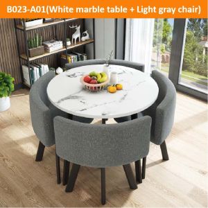 90cm Dining table with chairs/Meeting table/Reception Table SG ready stock