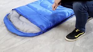 UNI ACE Outdoor Sleeping Bag Hollow Cotton Warm Lightweight Camping Travel Mat Hooded Portable