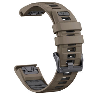 Zenia 26mm 22mm Quick Fit Premium Silicone Watch Strap for Garmin Fenix 8 E 7 7X Pro Sapphire Solar 6 6X 5 5X Plus 3 epix Gen 2 Instinct Forerunner 970 965 955 945 MARQ Approach S70 47mm S60 S62 Quatix Enduro Tactix D2 Descent Mk1 Mk2 Mk2i Mk3i 51mm G1 G2