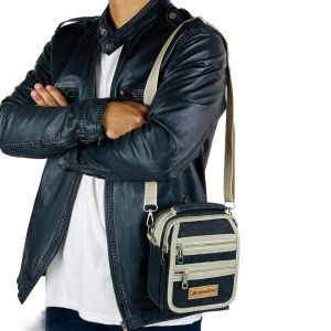 Tas Selempang Bahu Polo Amstar Kanvas Sling Bag