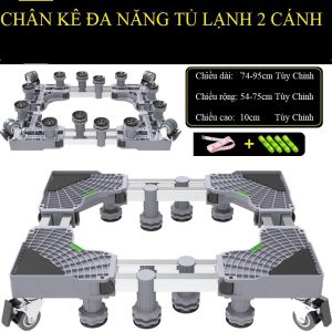 Chân tủ lạnh size lớn (65-98cm) ( NHẬP KHẨU)- bảo hành 12 tháng