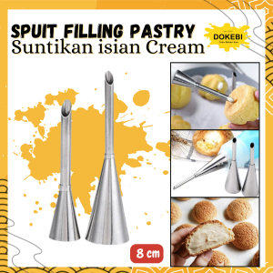 Spuit Filling Pastry Suntikan Nozzle Hias Kue Sus Donat Selai Baking / NOZZLE SUNTIK PENGISI KUE SUS / ALAT PENGISI KUE SOES KUE SUS