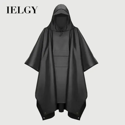 Ielgy Áo mưa áo mưa áo mưa áo choàng đa năng ngoài trời Đi Bộ Đường Dài ba trong một không thấm nước thảm trải sàn dễ mang theo