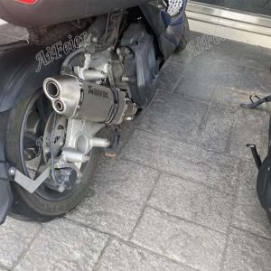 Ống Giảm Thanh Xe Máy Hai Đầu Ra 38-51Mm Thông Dụng Ống Giảm Thanh Xe Máy Ống Hộp