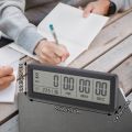 Big Digital Countdown Days Timer Clock - 999 Days Count Down Clock Timer for Graduation Lab Kitchen. 