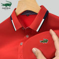 Large Size Embroidery for Men Short-sleeve Business Polo Shirt. 