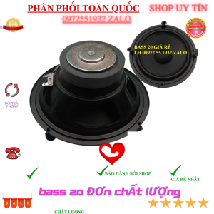 1 Chiếc loa bass 20 gân cao su - chất âm hay giá rẻ  - giá 1 loa
