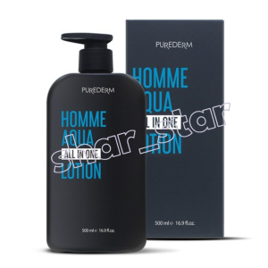 Purederm Homme Aqua All In One Lotion 500ml Mens Skincare Toner Essence Cream Anti Wrinkle Whitening