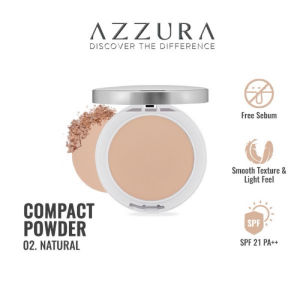 AZZURA COMPACT POWDER BEDAK PADAT TAHAN LAMA