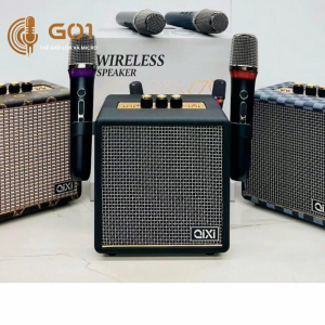 Loa karaoke QIXI SK-2096 bluetooth 5.0 siêu nhạy pin dung lượng lớn hỗ trợ mang đi tiện lợi
