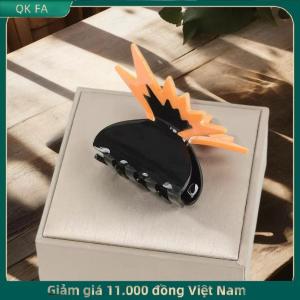 QK FA ✨ Hàn Quốc Acrylic Nối Bướm Tóc Lấy Cho Cô Gái Tóc Claw Thanh Lịch Tương Phản Màu Sắc Tóc Clip Phụ Nữ Tóc Phụ Kiện