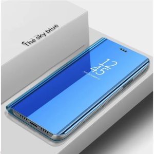 Leather Mirror Flip Casing For Xiaomi Redmi Note 13 4G 5G Note13 Pro Plus 13Pro 13ProPlus 5G 2024 Phone Case Smart View Mirror Cases Back Cover