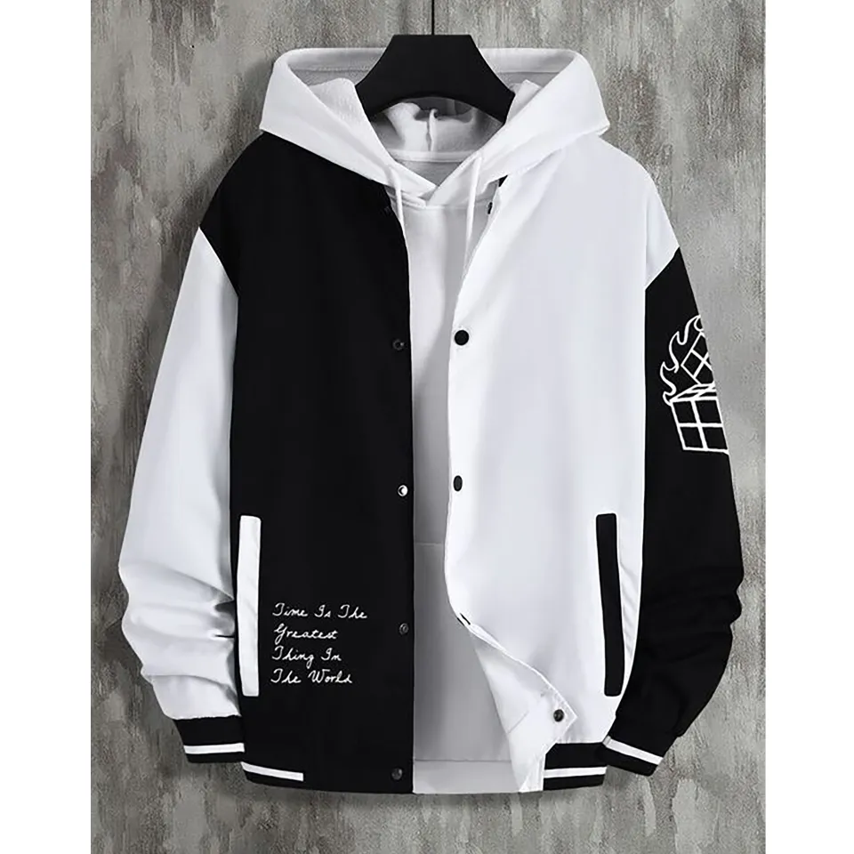 Jaket Varsity Kupluk Hoodie Big Size (M 3XL) GIFT Jacket