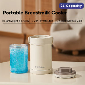 [ 2 days Delivery ] Snow Bear 2L Portable Breast Milk Cooler for Outdoor Long-lasting Freshness at 4°C For 23h+ 360° Surround Cooling