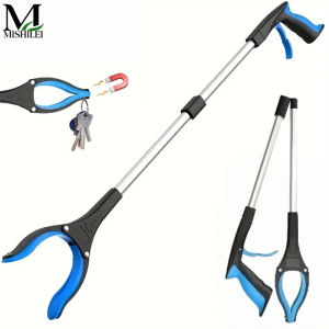 Mishilei Foldable GrabberHand Extendable Litter Reachers Pickers With 360° Swivel Clip Cleaning Tool Garbage Grabber