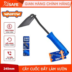 Cây cuốc đất làm vườn WADFOW WWK1101 245mm cây xới đất chất thép không gỉ tay cầm bọc nhựa mềm mại