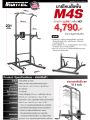 บาร์โหนตั้งพื้น M4S - เครื่องออกกำลังกาย แบรนด์ IRONTEC. 