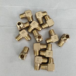 2 cái Kép góc co nối góc hai đầu ren ngoài một đầu13mm và một đầu 14mm (bằng đồng)