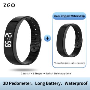 ZGO Jam Tangan Silent Alarm Clock Watch Waterproof Youth Sports and Health Tracking Mens Bracelet Calorie Counter Gift 660x