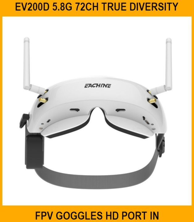 Ev200d 72ch True Diversity Fpv Goggles Hd Port In 3D Dvr