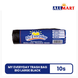 My Everyday Trash Bag Bio Large Black 10s - AllMart Online Grocery