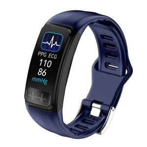 317สมาร์ทวอทช์ แท้ P12 ECG+PPG Sport Smart Bracelet Blood Oxygen HR Smart Band Sleep Fitness Tracker นาฬิกาสมาร์ทwatch for Andriod IOS
