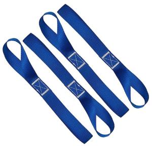 4pcs Mutipurpose Tie Down Luggage Straps for Securing ATV Motorcycles Scooters Soft Loop Tie Down Straps Heavy Duty Belt