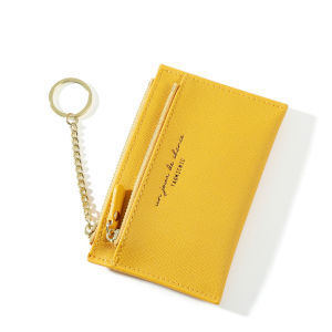 MINGKEกระเป๋าสตางค์กระเป๋าเก็บบัตรกระเป๋าสตางค์เก็บเหรียญสตรีMini Creativeโซ่ซิป