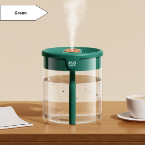 Ready Stock 2L Dual Spray Mist Humidifier Nozzle Aroma Air Purifier Low Noise LED Night Light Ultrasonic Atomization Antibacterial Smart Intelligent Sensor  Household Bedroom Office USB Charge Multifunctional Large Capacity Portable Face Hydrating Skin